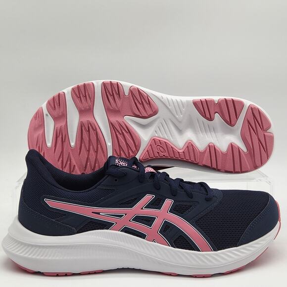 Asics Shoes - Womens Size 7 Asics Blue Pink White Sneaker Shoe 1012B421 NEW